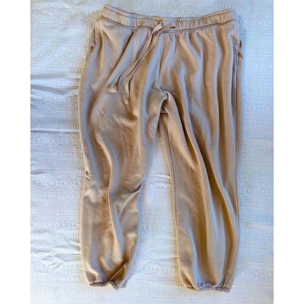 Xersion Joggers Womens 2X Rose Fleece Sweatpants Elastic Cuff Oversized Lounge